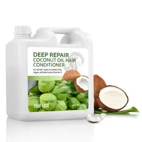 Private Label OEM ODM Leave In Conditioner riparazione profonda olio di cocco naturale a Base di erbe balsamo profondo alla rinfusa