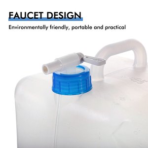 กระเป๋าเก็บน้ำใสพับได้พับเก็บได้กระเป๋าใส่น้ำ20L สำหรับตั้งแคมป์กลางแจ้งกระเป๋าใส่น้ำแบบพับได้