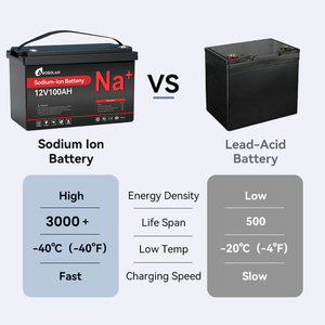 Batteria agli Ioni di <span class=keywords><strong>Sodio</strong></span> 12 Volt 100ah in Offerta, Batteria Solare Na per Veicoli Elettrici, Camper, Nautica e Casa - Product Image 3