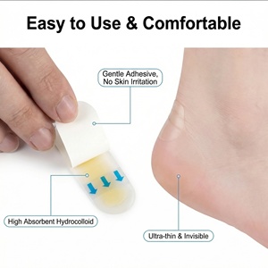 Parches Adhesivos de Hidrocoloide para Heridas por Quemaduras, Parches de Hidrocoloide para Ampollas - Product Image 5