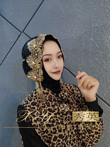 Chapeau élégant pour femme YASEEN, longue frange en nylon respirant, mode printemps-automne - Product Image 1