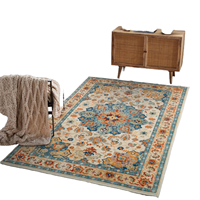 Bestseller Jacquard Handgefertigte Teppiche Wohnzimmer Rutschfeste Rückseite Niedrigflorig Waschbar Umweltfreundlicher Teppich Vintage Groß Fleckenresistent