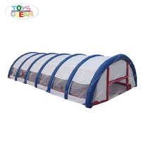 Nouveau design extérieur arène gonflable de paintball tente grandes tentes d'événement à vendre 6-8 personne tente de dôme