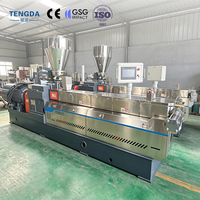 Machine de fabrication de granulés de plastique biodégradable, ligne d'extrusion à double vis