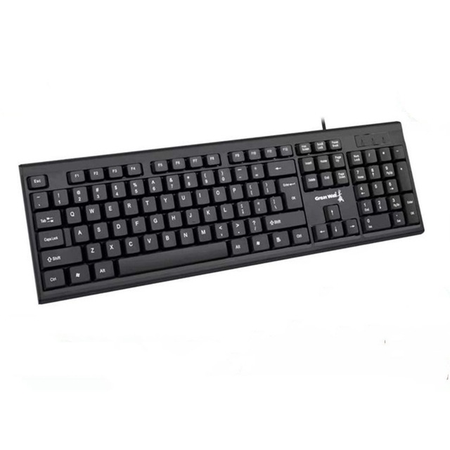 K3 Wired Bezel-less Keyboard Integrated External USB Desktop Keyboard for Laptop & Desktop Computer Stock Available