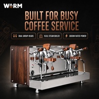 Mesin Kopi Profesional Komersial WARM HCCG058 Grosir 58mm E61 Classical Brew Head Rocket Expresso untuk Kedai Kopi