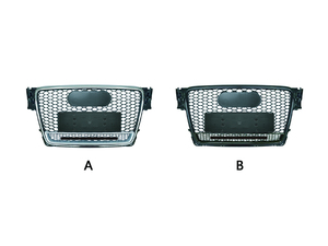 Vente en gros Nouveau style de pièces automobiles Grille avant en nid d'abeille ABS pour Audi <span class=keywords><strong>A4</strong></span> <span class=keywords><strong>S4</strong></span> <span class=keywords><strong>B8</strong></span> Mise à niveau vers RS4 avec kits Quattro Style 2008-2012 - Product Image 3