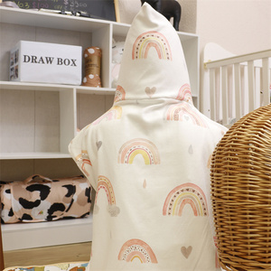 Serviettes <span class=keywords><strong>de</strong></span> <span class=keywords><strong>bain</strong></span> pour enfants à motif <span class=keywords><strong>licorne</strong></span> personnalisé, livraison rapide DDP, serviettes <span class=keywords><strong>de</strong></span> plage, serviettes à capuche pour bébé, <span class=keywords><strong>poncho</strong></span> adorable - Product Image 5
