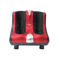 Masseur électrique chauffant pour pieds et mollets, compression d'air, shiatsu, pétrissage profond, avec airbags, pour soulager les jambes et le corps