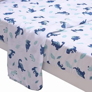 Ensemble de literie pour tout-petits 4 pièces ensemble de draps pour tout-petits doux pour garçons filles comprenant une couette, un drap <span class=keywords><strong>plat</strong></span>, un drap-housse, une taie d'oreiller - Product Image 6