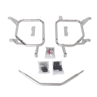 XL750 Support de boîte de montage latéral en acier inoxydable Sacoches latérales en acier au carbone Accessoires de support pour boîtes en aluminium de moto Honda