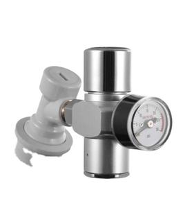 Corny Keg Beer CO2 Ladegerät, 0-60PSI Mini tragbarer CO2-Regler mit Kugel gas geschlossenen Schnell anschlüssen - Product Image 1