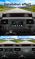 Autoradio Android MP5 BQCC 7 pouces avec écran CarPlay sans fil, Bluetooth, FM, RDS, système multimédia pour Ford Transit 2006-2011
