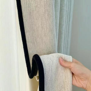 Bestseller nuovo Design moderno Semi <span class=keywords><strong>tende</strong></span> in ciniglia pieghettato tenda di lusso americano e <span class=keywords><strong>tende</strong></span> per la casa hotel e soggiorno - Product Image 4