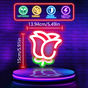 Luces LED de neón y letreros de neón con diseño personalizado gratuito. Letreros de neón LED personalizados disponibles para uso comercial, fiestas de cumpleaños y el hogar. - Product Image 5