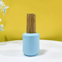 Flacon vide en verre de luxe personnalisé populaire de 10 ml et 12 ml pour vernis à ongles UV avec pinceau
