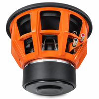 Subwoofer de voiture haute puissance 12 pouces tendance, cadre orange, haute sensibilité, basses profondes robustes pour système audio de voiture OEM
