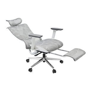 Chaise de bureau ergonomique en maille avec coussin en mousse - Design moderne pour PDG/Directeur - Product Image 5