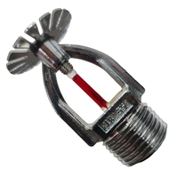 Tête de sprinkler suspendue verticale à jet vers le bas avec raccord fileté en cuivre flexible pour système d'accessoires de tuyauterie d'équipement de lutte contre l'incendie