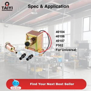 Pompe à carburant électrique TAIYI 40104 40106 40107 P502 pour véhicules universels 12V essence/<span class=keywords><strong>diesel</strong></span> basse pression 2,5-4 PSI 90LPH Bateaux Générateurs - Product Image 2