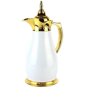 럭셔리 1L 아랍어 열 보온병 물 차 진공 d 유리 내부 오리 청구 주전자와 유럽 커피 포트 - Product Image 3