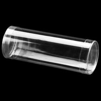 Tube Cylindrique en Plastique PET Transparent, Boîte Cylindrique en PVC Transparent, Tube en Plastique pour Emballage