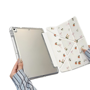 เคสแท็บเล็ตพับได้รูปผีเสื้อพร้อมช่องใส่ดินสอสำหรับไอแพดโปร 11 นิ้วและไอแพดโปร 13 นิ้วฝาครอบป้องกัน - Product Image 3