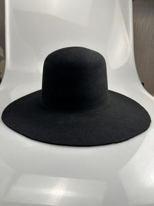 CZ131 Merino Wool Felt Blank Open Crown <strong>Capeline</strong> 200g Suede Finish Khaki Western Cowboy Retro Millinery Making Blank - Product Image 5