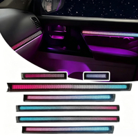 Accessoires de voiture, décoration intérieure, éclairage LED pour Toyota Land Cruiser LC200 2010-2021, kit d'éclairage ambiant symphonique 64 couleurs