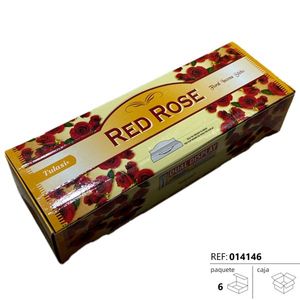Red Rose Incense Sticks Dual Display Pack 6 Units Tulasi Fragrance - Product Image 1