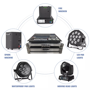 1024 <strong>DMX512</strong> <strong>Controller</strong> for DJ KTV Warm White <strong>LED</strong> Projection Lights for Pub Night Club Party - Product Image 1