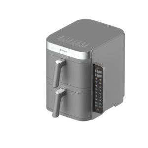 Freidora de Aire Digital Inteligente de Nuevo Diseño, 6L+6L, <span class=keywords><strong>Doble</strong></span> Capa, Electrodoméstico de Cocina Saludable - Product Image 1