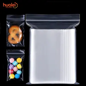 Custom Printed Mini Zipper Printed White Candy And Chocolate PE Plastic Matte White Ziplock Bags For Underwear Packaging