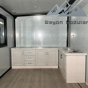 Wayon mở rộng container ánh sáng thép prefab nhà cho phòng tắm sống nhà kính - Product Image 6