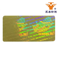 Pochette holographique transparente personnalisée, étiquettes autocollantes en plastique découpées à la forme pour cosmétiques, parfums, perruques, fards à joues