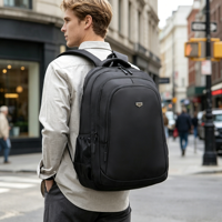 Sac à dos Oxford respirant et imperméable 20-35L pour ordinateur portable, unisexe, décontracté, cadeau, portable, résistant à l'usure, pour étudiants et professionnels