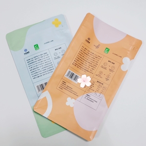 In logo tùy chỉnh cho túi nhôm đóng gói đáy phẳng đứng lên túi Mylar cho túi bao bì thực phẩm - Product Image 5