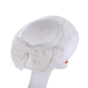 Cappello da donna con fiocco Kentuchy Derby della chiesa reale <span class=keywords><strong>Ascot</strong></span> Sinamay Vintage <span class=keywords><strong>abito</strong></span> da sposa per festa di nozze Fascinator Hat accessori - Product Image 6