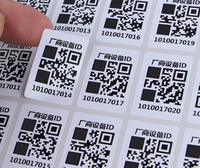 Autocollants personnalisés avec code QR adhésifs, étiquettes d'impression de codes-barres imperméables (papier)