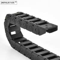 Tour cnc utilisé, flexible, chaîne de traînée, câble, chaîne, conduit, taille intérieure 10x10mm