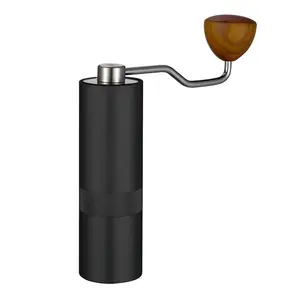 Aço inoxidável Manual Moedor De Café Mini Portátil Cerâmica Burr Moinho com antiderrapante Silicone Capa molinillo