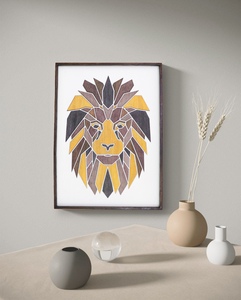 งานตกแต่งผนังไม้ทำมือแบบดั้งเดิม เป็นมิตรกับสิ่งแวดล้อม ทนทาน และสวยงาม เหมาะสำหรับห้องนอนและตกแต่งภายในบ้านอย่างมีสไตล์ - Product Image 3