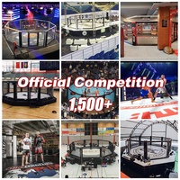 Équipement d'entraînement de boxe MMA de haute qualité, personnalisé et professionnel, cage octogonale pour salle de sport