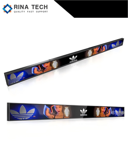 37.6 pouces en gros publicité personnalisable ultra large bord d'étagère affichage numérique écran tactile barre extensible panneau LCD par Rina Tech - Product Image 4