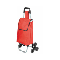 Chariot de courses pliable à 3 roues, de haute qualité, pas cher, personnalisé en gros, pour monter les escaliers, chariot de supermarché, chariot à bagages