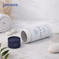 Tube de rouge à lèvres en carton kraft biodégradable personnalisé, tube cylindrique rigide, emballage pour soins de la peau, sérum, parfum, emballage en tube de papier