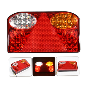 Accessoires automobiles Éclairage supplémentaire 12v24vled Feux de travail pour remorque Feux d'avertissement blancs, rouges, jaunes Feux arrière de camion - Product Image 2