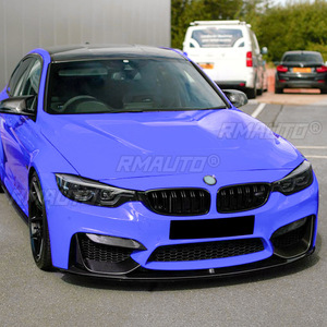 Pour BMW Série 3 Série 4 M3 M4 F80 F81 F82 F83 : Lame de pare-chocs avant et diffuseur - Product Image 5