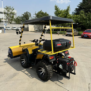 15Hp4輪多機能電動スタートスノーモービルストリートの除雪車ブラシ除雪機 - Product Image 5