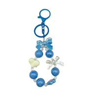 Promotion : Bracelet mignon à nœud perlé, pendentif cœur et fleur, accessoire de coque de téléphone, dragonne porte-clés, breloque colorée pour sac